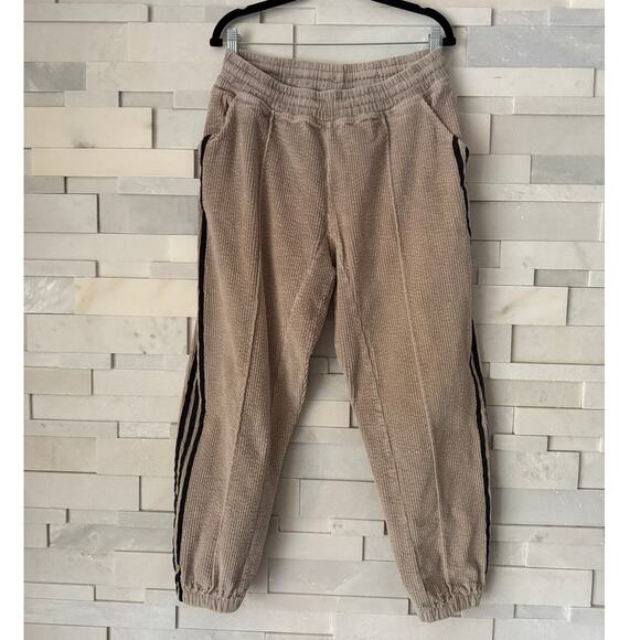 ADIDAS X IVY PARK Unisex Unitefit Pullon Corduroy Sweatpants Joggers Beige M - Picture 1 of 10
